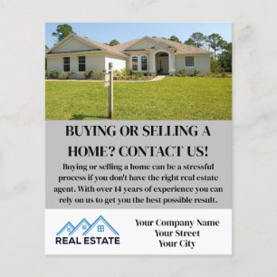 Modern Elegant Real Estate Agent Custom Flyer