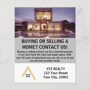 Modern Elegant Real Estate Property Promotion Flyer