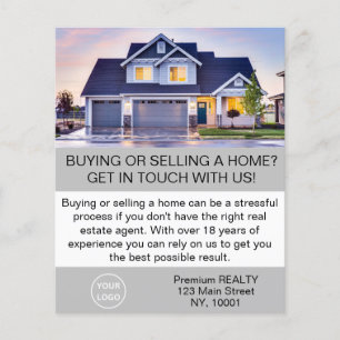Modern Elegant Realtor Agent Custom Flyer