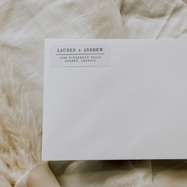 Modern Elegant Return Address Labels (Creator Uploaded)