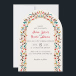 Modern Elegant Romantic Floral Wreath Wedding Invitation<br><div class="desc">Beautiful Invitation to celebrate Special occasions and festivals comes with digital and E-invitation as per your request. We would love to replicate our designs to make multiple products like rsvp cards, labels envelopes, and more. Customisation is available for ready to print on request at info@shamaurcreatif@gmail.com Look Forward to hearing from...</div>