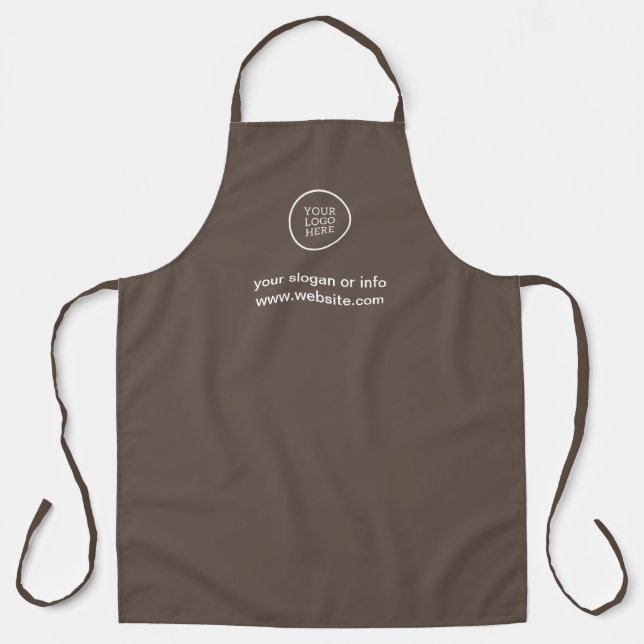 Modern Elegant Salon Logo Apron (Front)