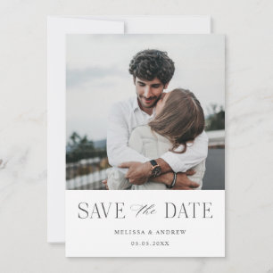 Modern Elegant Save the Date
