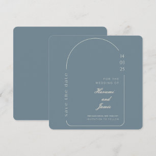 Modern Elegant Save the Date Wedding Card 