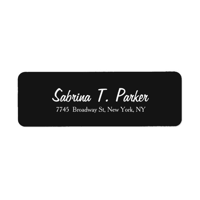 Modern Elegant Script Dark Grey Stylish Trendy (Front)