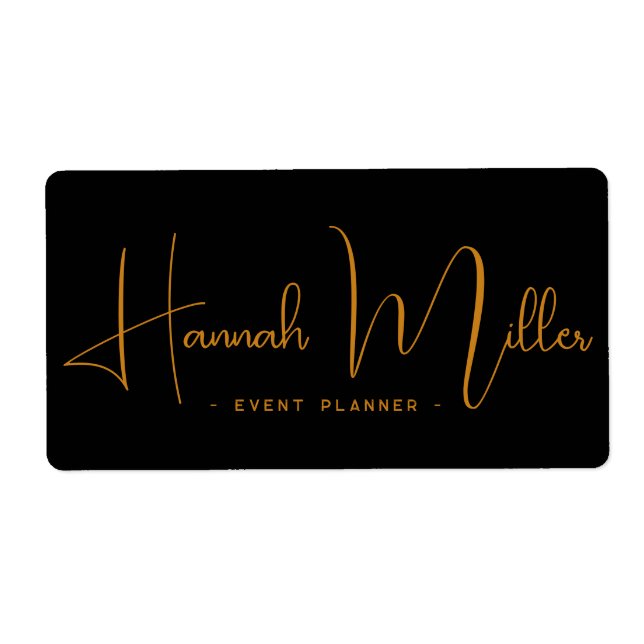 Modern Elegant Script Event QR Code Business (Front)