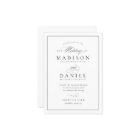 Modern Elegant Script QR Code Photo Budget Wedding