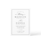 Modern Elegant Script QR Code Photo Budget Wedding