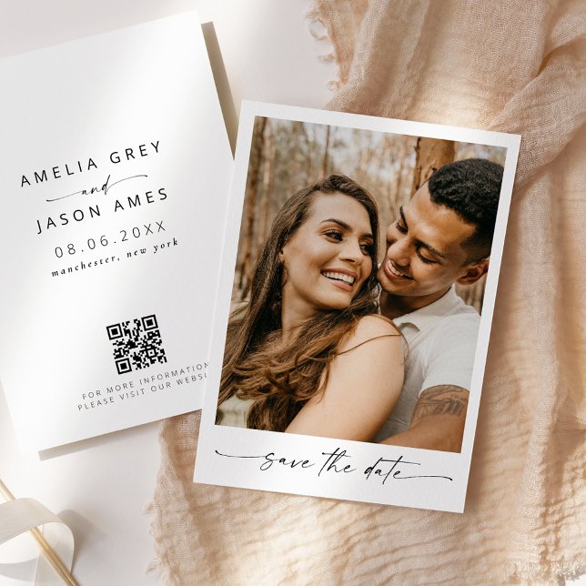 Modern Elegant Script Save the Date Invitation (Creator Uploaded)