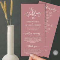 Modern Elegant Script, Wedding Ceremony