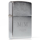 Modern Elegant Silver Monogrammed Initial Classic