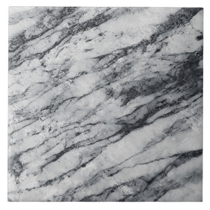    Modern & Elegant Simple Classy Marble Chic Grey Tile