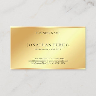 Modern Elegant Simple Design Template Professional Business Card
