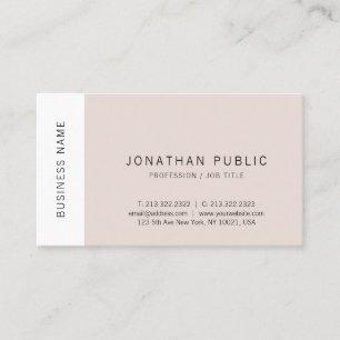 Modern Elegant Simple Design Template Professional Business Card