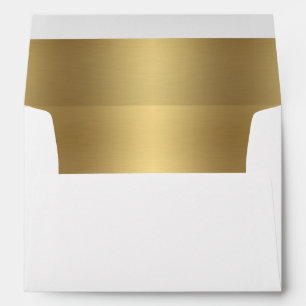 Modern Elegant Simple Gold Envelope