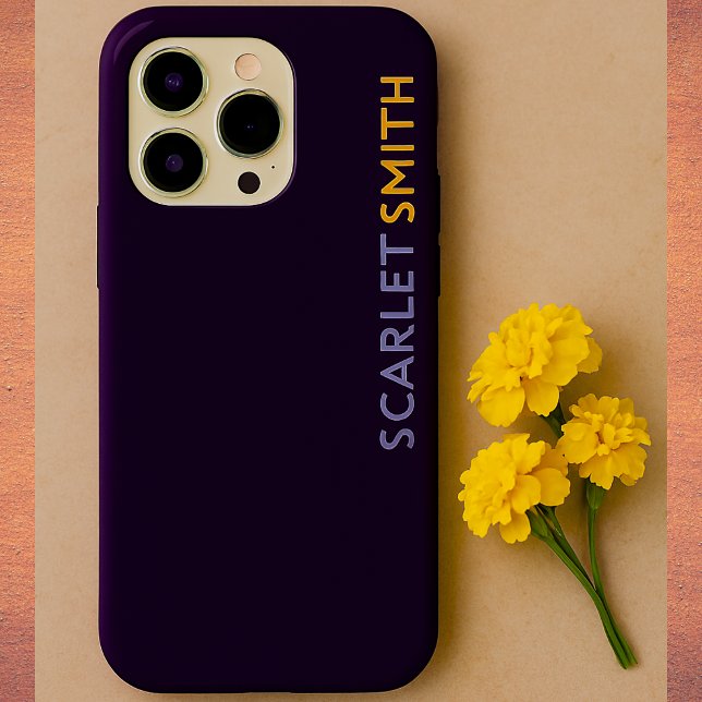 Modern elegant simple minimalist  Case-Mate iPhone case (Creator Uploaded)