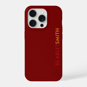 Modern elegant simple minimalist iPhone 15 pro case