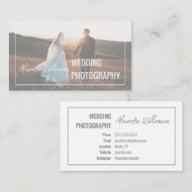 Modern Elegant Simple Photo Wedding Photographer