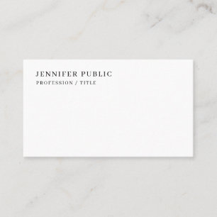 Modern Elegant Simple Professional Connect With Us Business Card