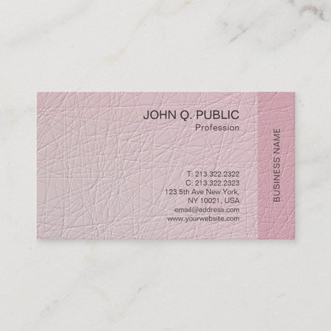 Modern Elegant Simple Professional Template Business Card (Front)