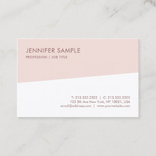 Modern Elegant Simple Professional Trendy Template Business Card