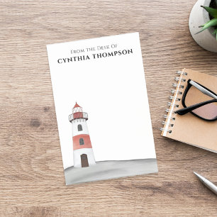 Modern Elegant Simple Watercolor Lighthouse Cute Post-it Notes