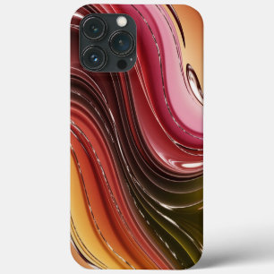 Modern elegant sleek bright gradient iPhone 13 pro max case