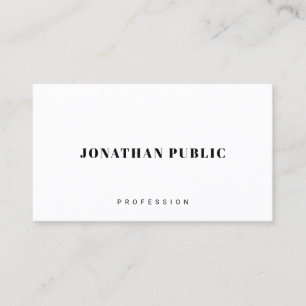 Modern Elegant Sleek Design Template Professional Business Card