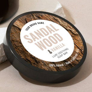 Modern Elegant Soap Spa Product Label With Photo