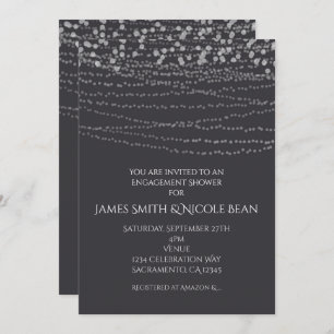 Modern Elegant String of Lights Event Celebration Invitation