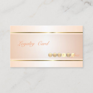 Modern Elegant ,Striped,Dotted  Loyalty Card
