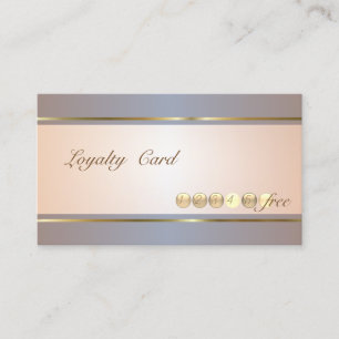 Modern Elegant ,Striped,Dotted Loyalty Card