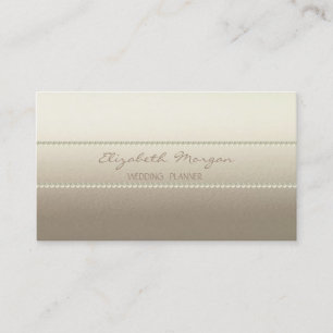 Modern Elegant  Stylish ,Pearls Business Card