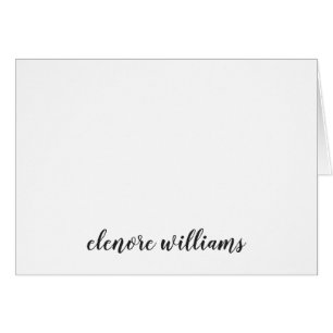 Modern Elegant Stylish Simple Basic Black Script