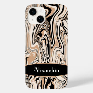 Modern Elegant Stylish Watercolor Personalise Case-Mate iPhone 14 Case