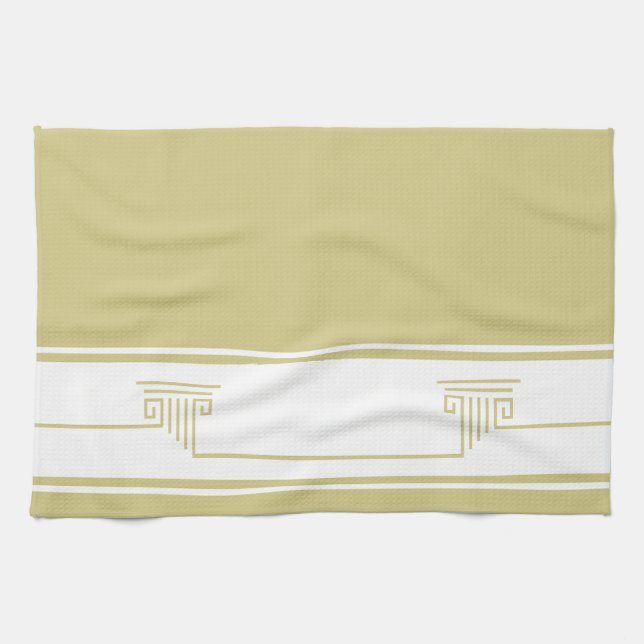 Modern Elegant Tea Towel (Horizontal)