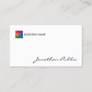 Modern Elegant Template Business Company Logo Here Business Card