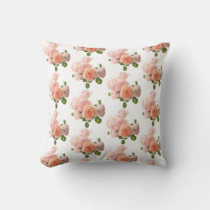 Modern Elegant Template Trendy Roses Custom Cushion