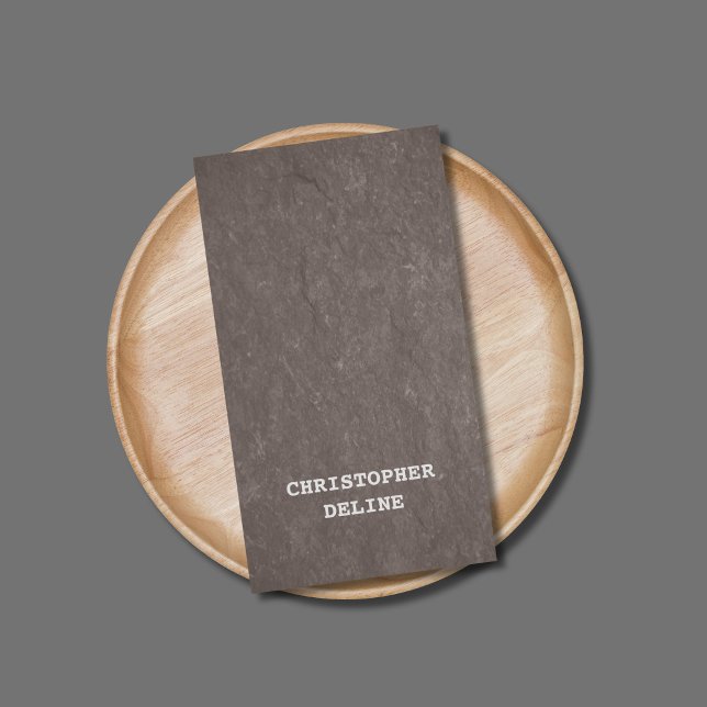 Modern Elegant Texture Brown Consultant Business Card (Creator Uploaded)