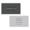 Modern Elegant Texture Grey Monogram Consultant