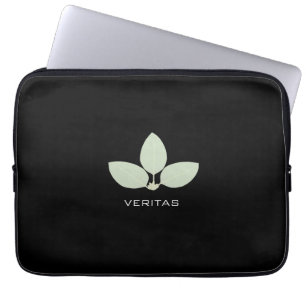 Modern & Elegant Three Bay Leaves Laptop Sleeve