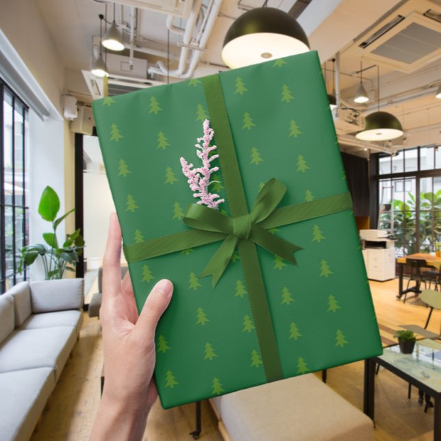 Modern Elegant Tree Pattern Wrapping Paper (Modern Elegant Tree Pattern Wrapping Paper)