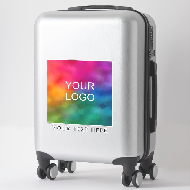 Modern Elegant Trendy Custom Company Logo Here (Suitcase)