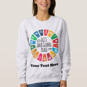 Modern Elegant Trendy Custom Motivational Gifts Sweatshirt