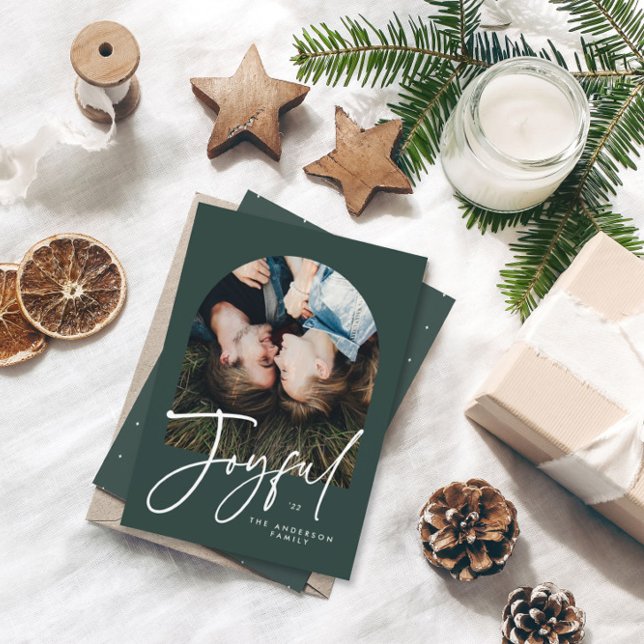 Modern elegant trendy typography green joyful (Creator Uploaded)