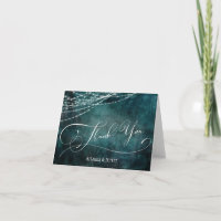 Modern Elegant Type & Lights Teal Scratched Grunge