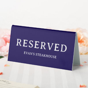 Modern Elegant Typography Simple Clean Reserved