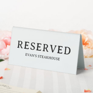 Modern Elegant Typography Simple Clean Reserved