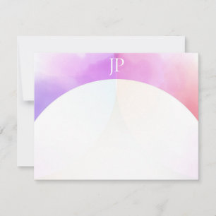 Modern Elegant Watercolor Template Script Monogram