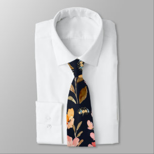 Modern Elegant Watercolor Tie